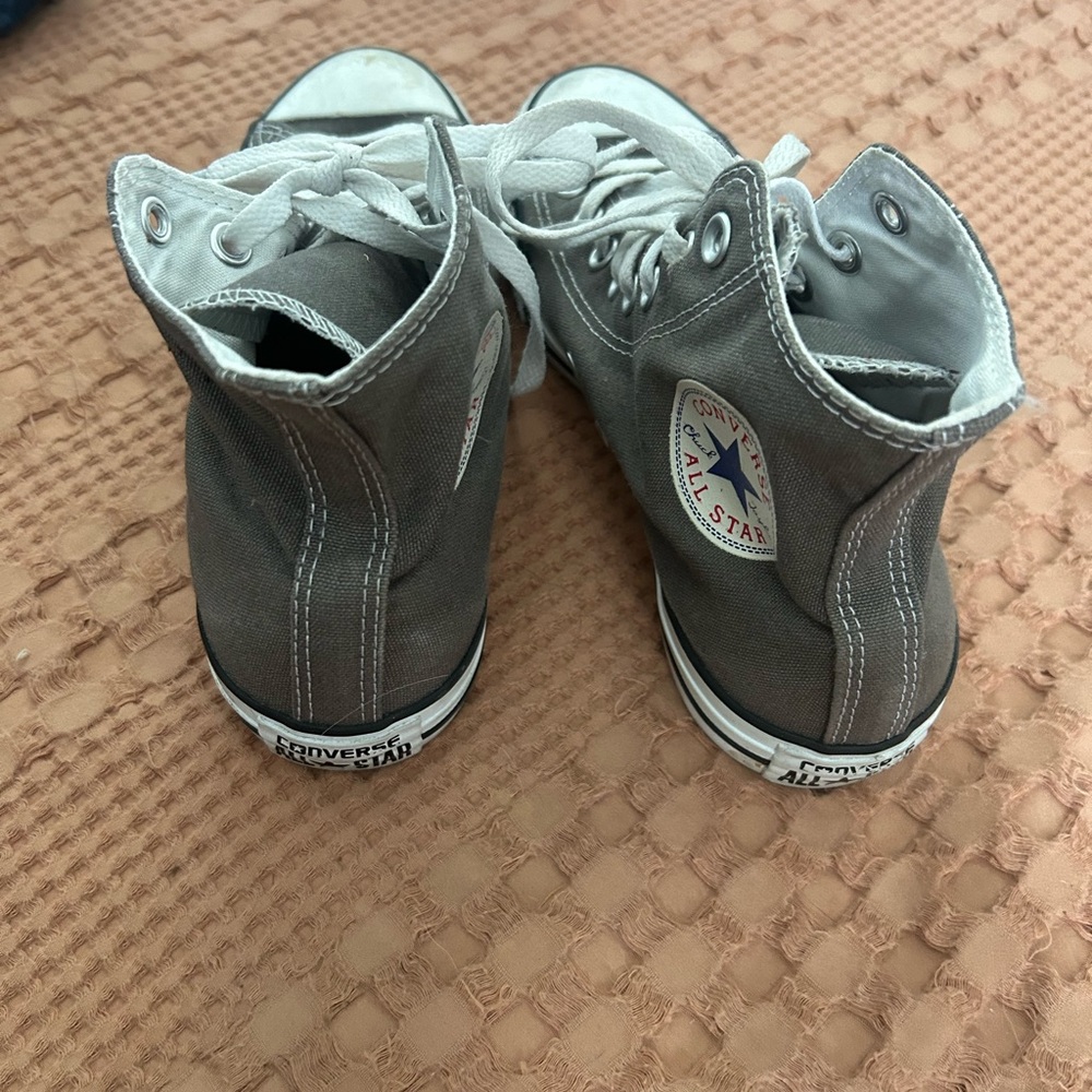 Converse Gray High-Top Sneakers - Picture 2 of 3